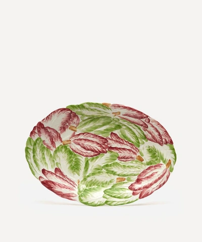 Unspecified Raddichio Oval Platter In Multicolour