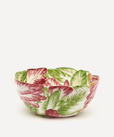 Unspecified Raddichio Medium Round Bowl In Multicolour