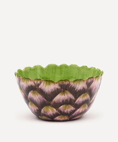 Unspecified Artichoke Large Bowl In Purple