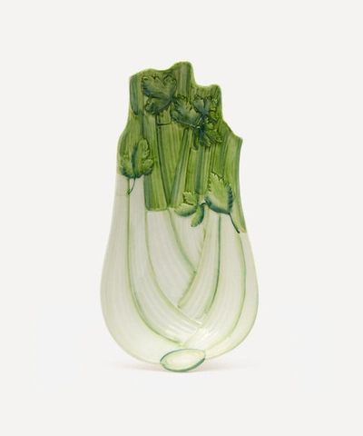 Unspecified Celery Oval Bowl In Green