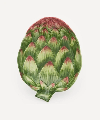 Unspecified Artichoke Oval Bowl In Green