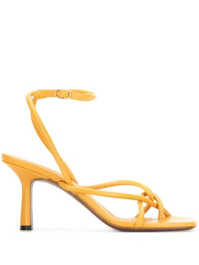 Neous Desert Sun Strappy Sandals In Yellow