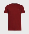 Allsaints Men's Tonic Crew T-shirt In Juneberry Red