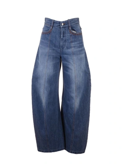 Chloé Women's Blue Cotton Jeans