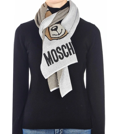 Moschino Women's Silver Scarf