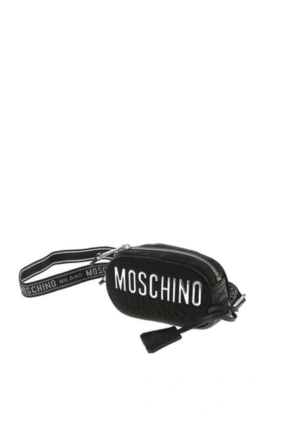 Moschino Women's Black Polyester Belt Bag