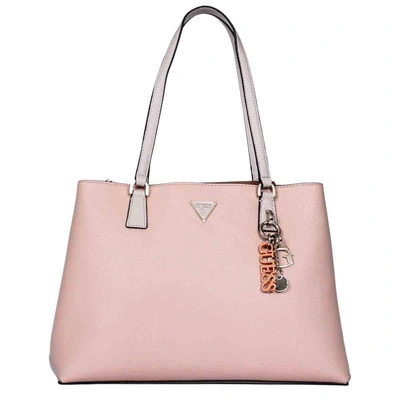 Guess Women's Pink Polyurethane Tote