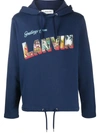 Lanvin Blue Cotton Sweatshirt