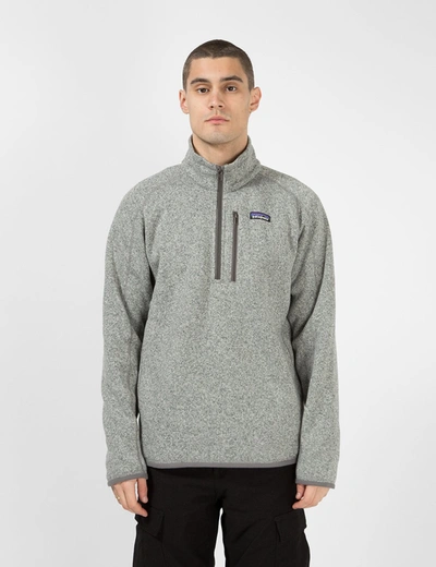 Patagonia Better Sweater 1/4 Zip Fleece In Grey