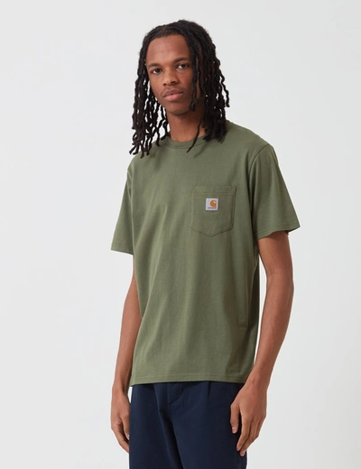 Carhartt -wip Pocket T-shirt In Green | ModeSens
