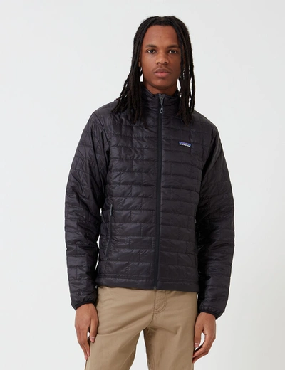 Patagonia Nano Puff Jacket In Black