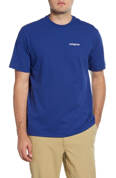Patagonia Fitz Roy Horizons Responsibili-tee T-shirt In Superior Blue