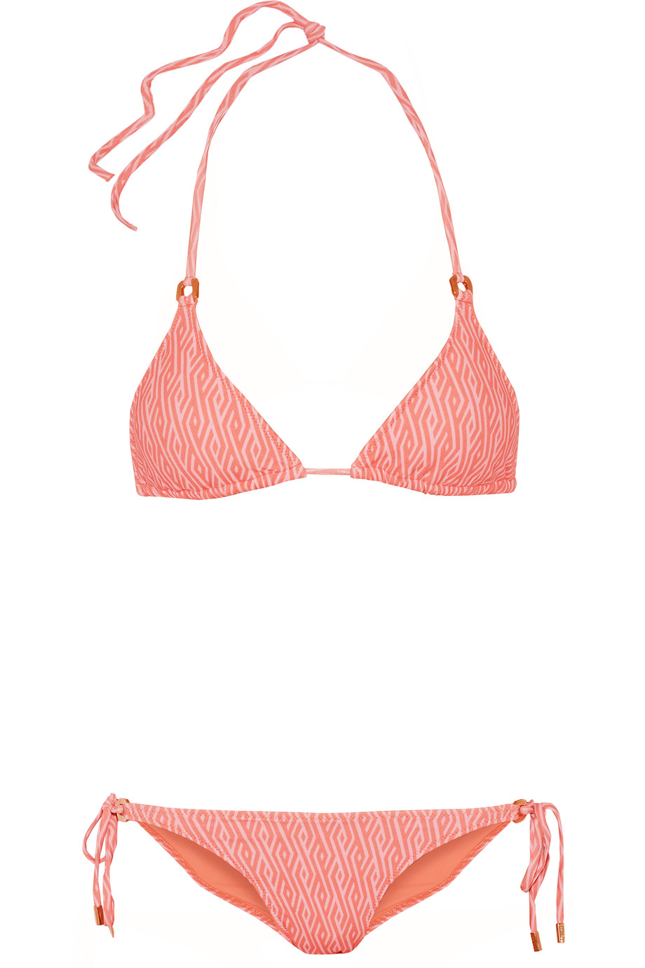 Melissa Odabash Key West Printed Triangle Bikini | ModeSens