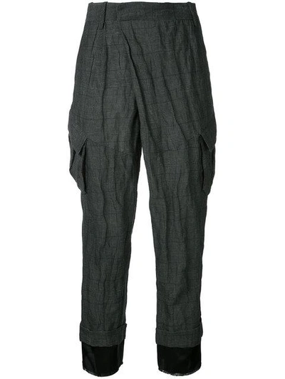 A.f.vandevorst Pocket Cropped Trousers - Black
