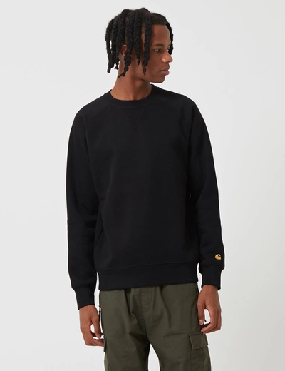Carhartt -wip Chase Sweatshirt In Black