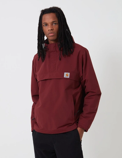 Carhartt -wip Nimbus Pullover Jacket (fleece Lined) In Burgundy | ModeSens