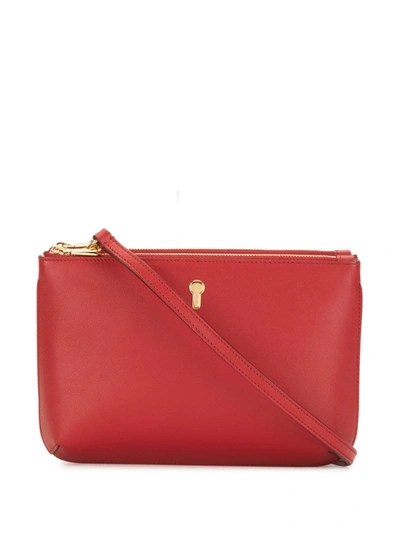 Bally Crice Mini Leather Bag In Red