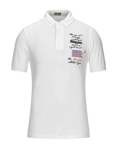 Blauer Polo Shirts In Ivory