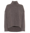 Co Wool And Cashmere-blend Turtleneck Sweater In Brown