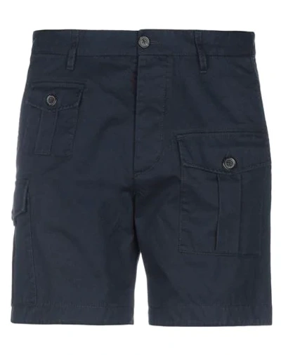 Dsquared2 Shorts & Bermuda Shorts In Dark Blue