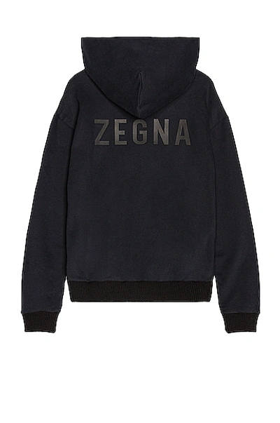 Ermenegildo Zegna X Fear Of God Slim Fit Hoodie In Black