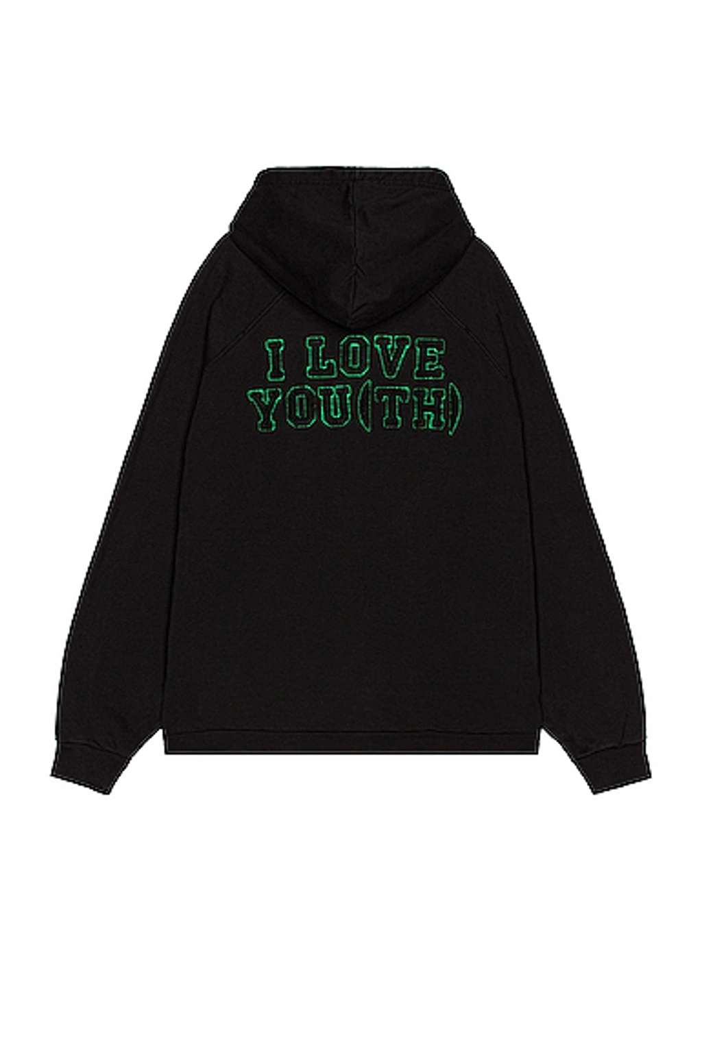 Raf Simons Oversize Zip Hoodie In Black | ModeSens