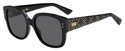 Dior 52mm Cat Eye Sunglasses - Black