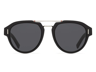 Dior Fraction5 Aviator Sunglasses In Grey