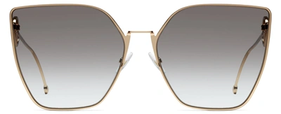 Fendi 0323 Cat-eye Sunglasses In Brown