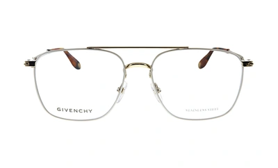 Givenchy Gv 0030 Bqb 56 Pilot Eyeglasses In Gold