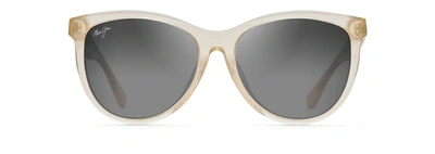 Maui Jim Glory Glory 56mm Polarizedplus2® Cat Eye Sunglasses In Neutral Grey