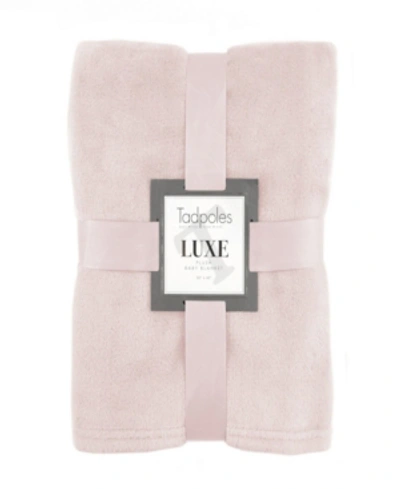 Sleeping Partners International. Inc Luxe Plush Baby Blanket Bedding In Blush