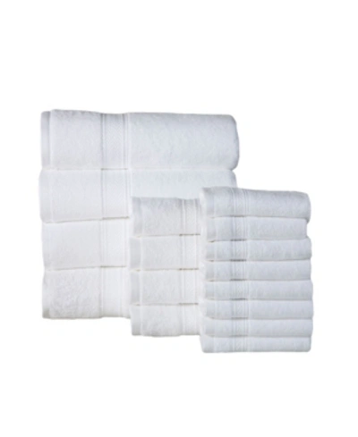 Addy Home Fashions Soft And Absorbent Spa Quality Towel Set - 16 Piece Bedding In White
