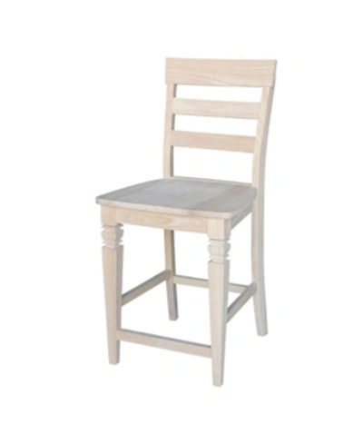 International Concepts Java Counter Height Stool In Cream