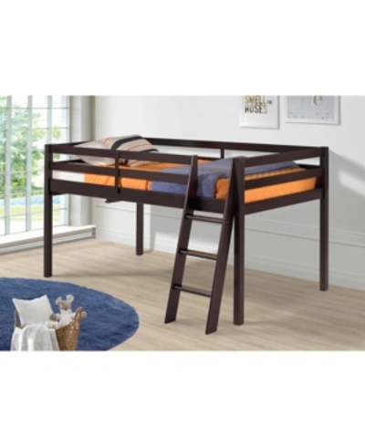 Bolton Furniture Roxy Twin Junior Loft Bed In Espresso