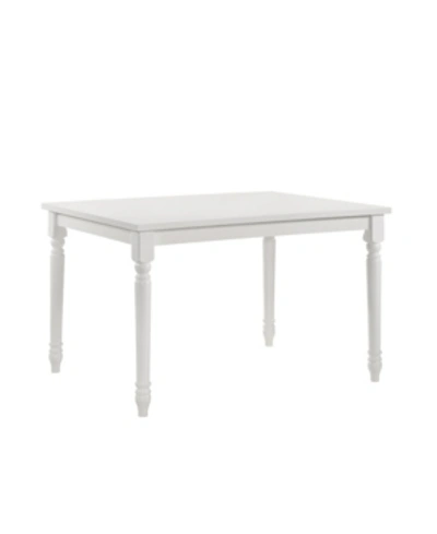 Furniture Baldwin Farmhouse Dining Table In White