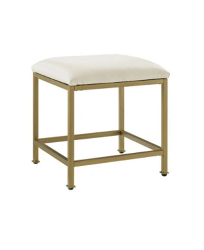 Crosley Aimee Vanity Stool In Gold