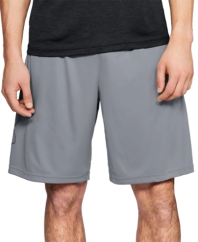 Under Armour Men's Ua Tech Logo 10" Shorts In Steel Grey
