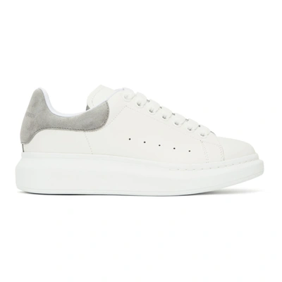 Alexander Mcqueen White And Grey Oversized Sneakers