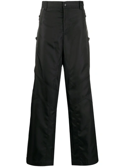 Versace Straight-leg Trackpants In Black