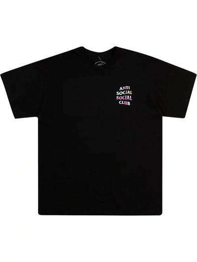 Anti Social Social Club Cotton Candy T-shirt In Black