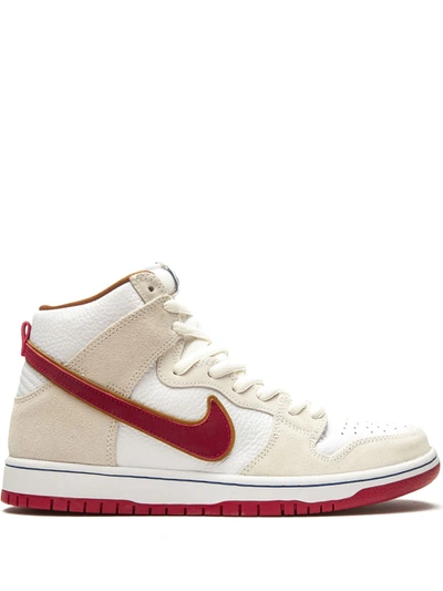 Nike Sb Dunk High Sneakers In White