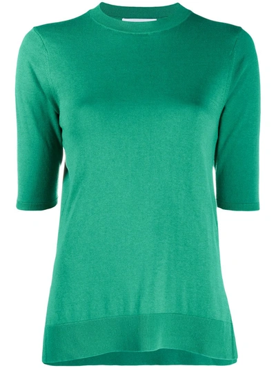 Enföld Side Slit T-shirt In Green