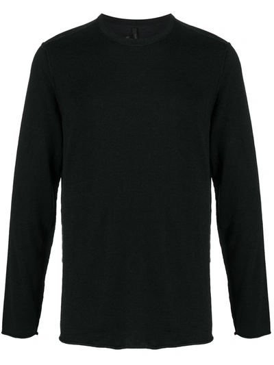 Transit Rolled-trim Crew-neck Jumper In Grey