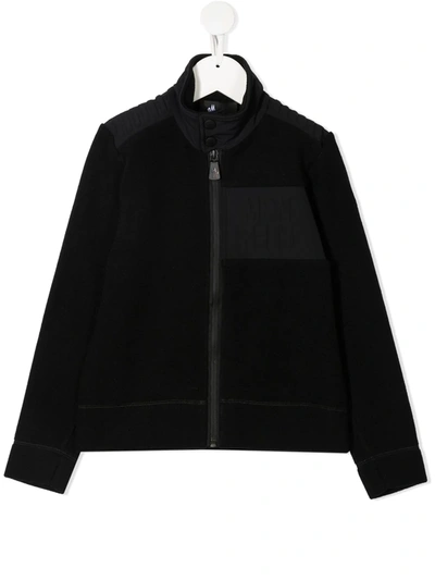 Moncler Kids' Panelled Jacket In Black