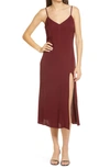 Reformation Crimini Slipdress In Plum