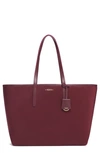 Tumi Voyageur Everyday Nylon Tote In Cordovan