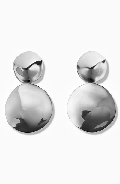 Agmes Short Stella Earrings In Sterling Silver