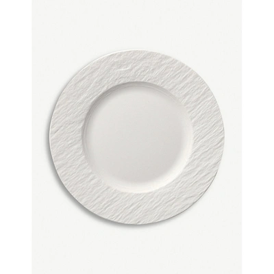 Villeroy & Boch Manufacture Rock Blanc Salad Plate In White