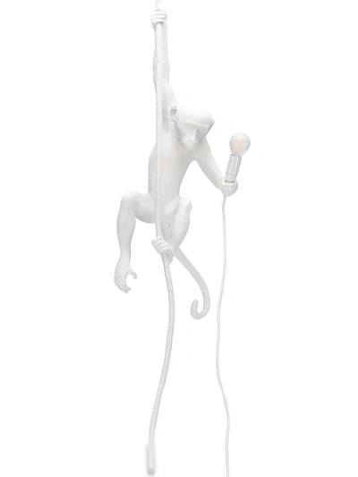 Seletti Monkey Lamp In White